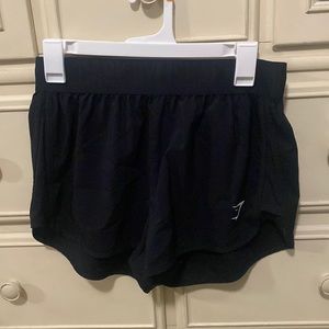 Black Gym Shark running shorts